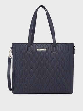 Caprese Mubi Small Black Tote Bag