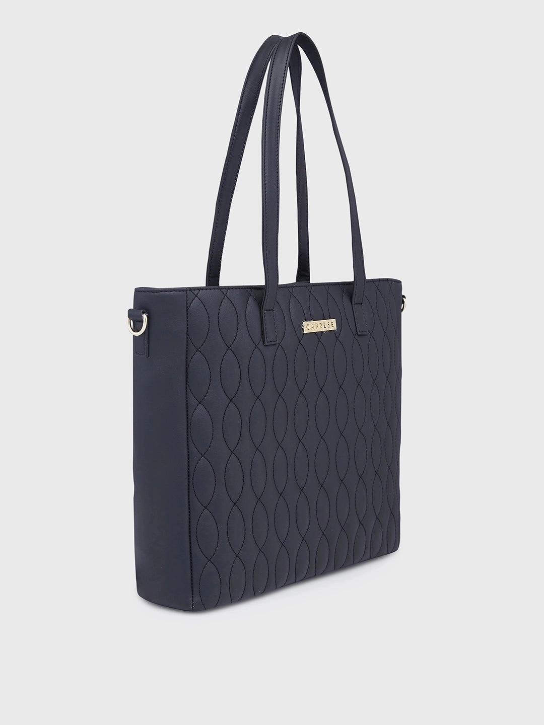 Caprese Mubi Small Black Tote Bag