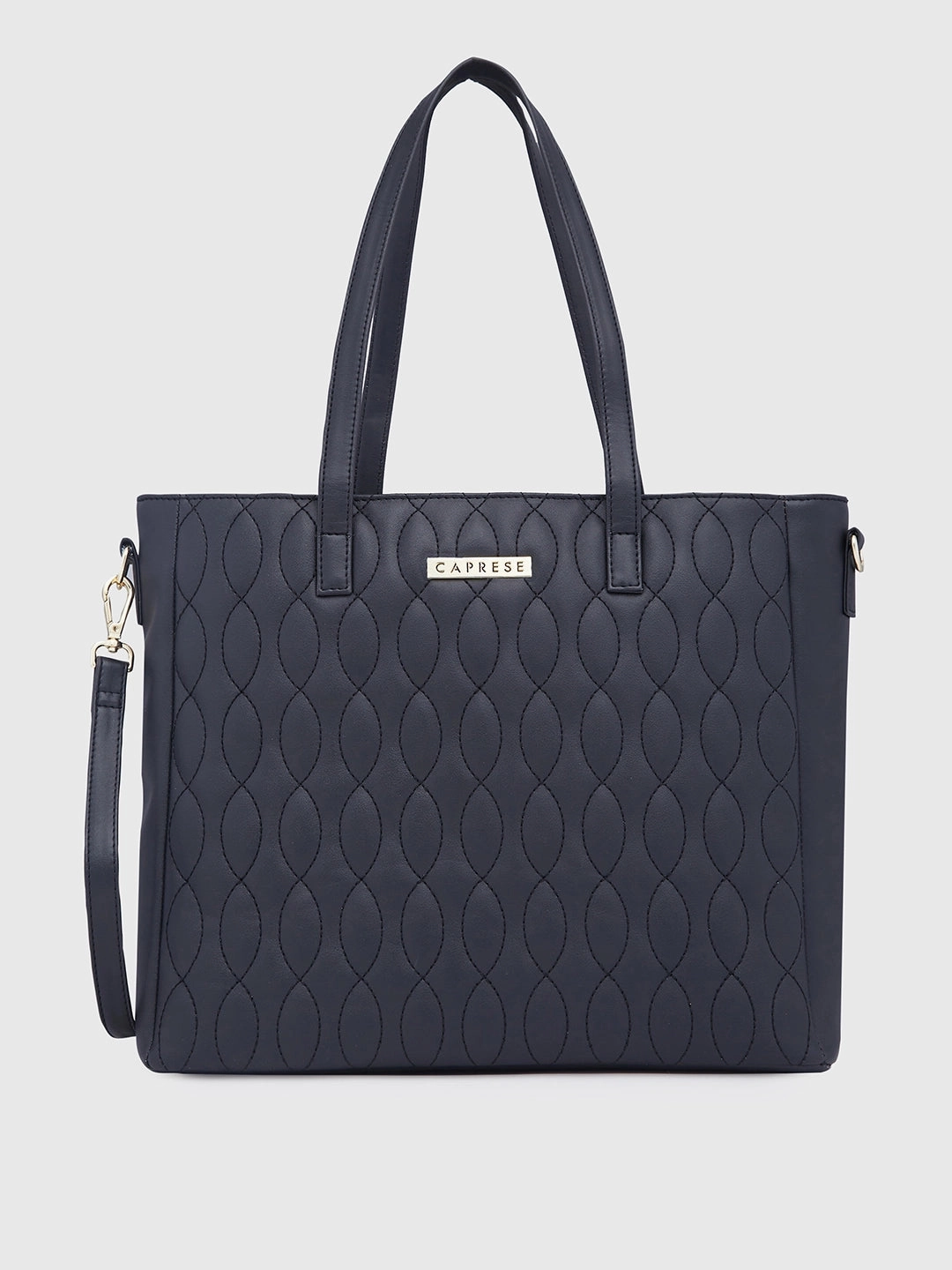 Caprese Mubi Small Black Tote Bag