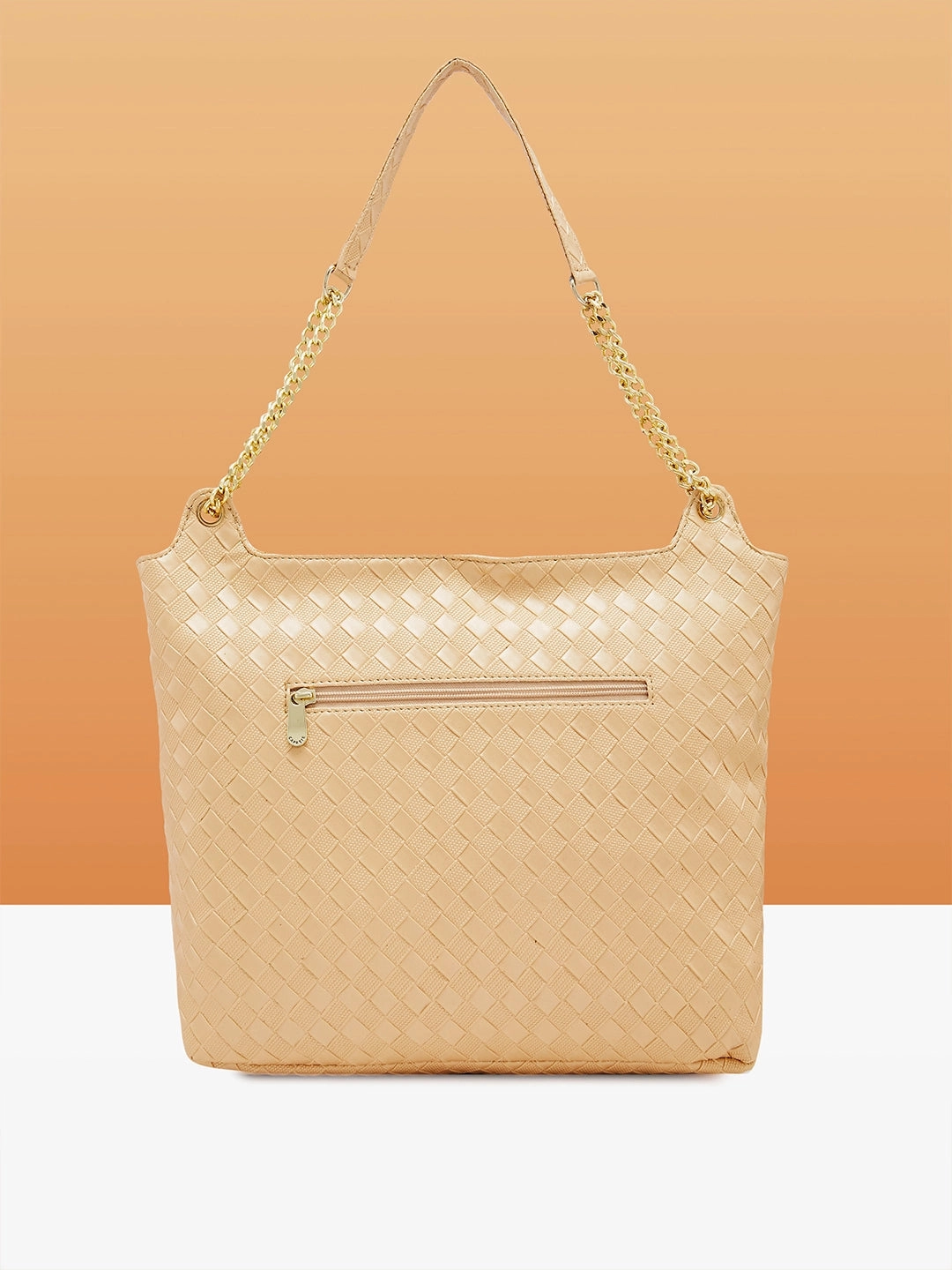 Caprese Nikita Medium Gold Hobo Bag