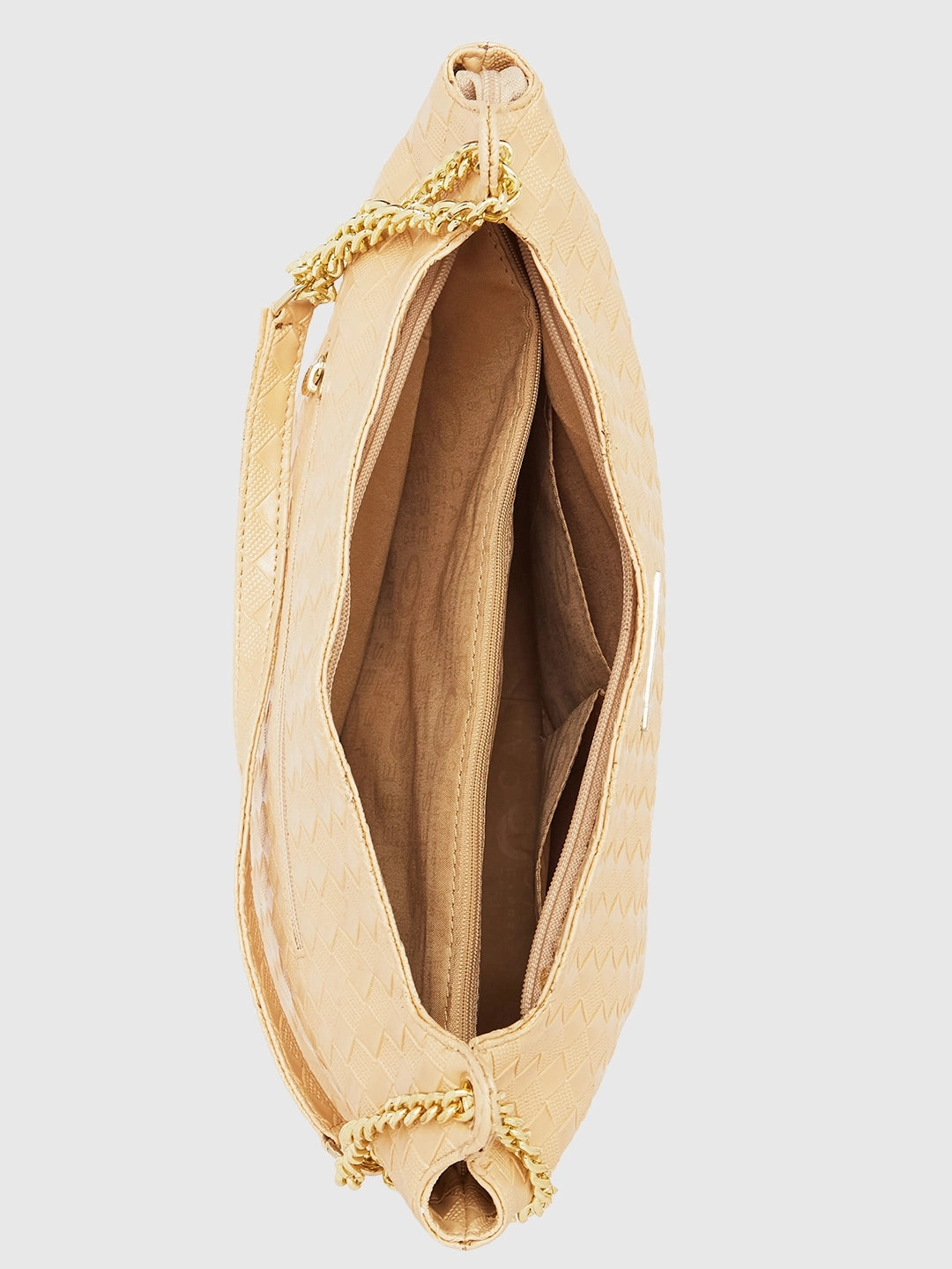 Caprese Nikita Medium Gold Hobo Bag