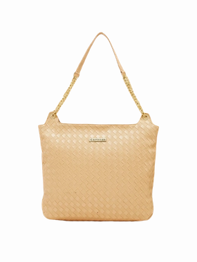 Caprese Nikita Medium Gold Hobo Bag