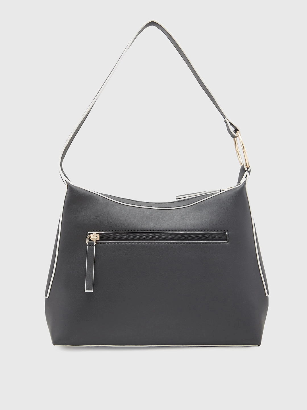 Caprese Olbia Medium Black Hobo Bag