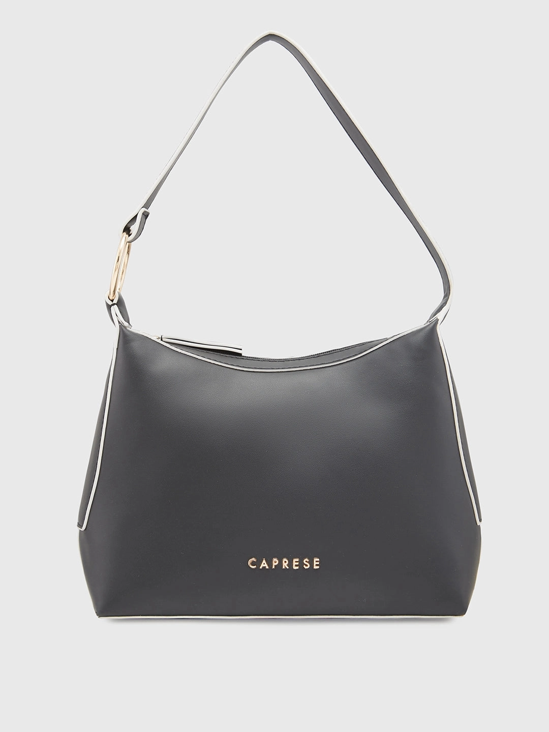 Caprese Olbia Medium Black Hobo Bag