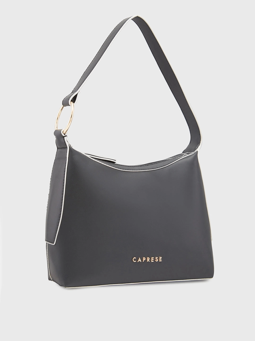 Caprese Olbia Medium Black Hobo Bag