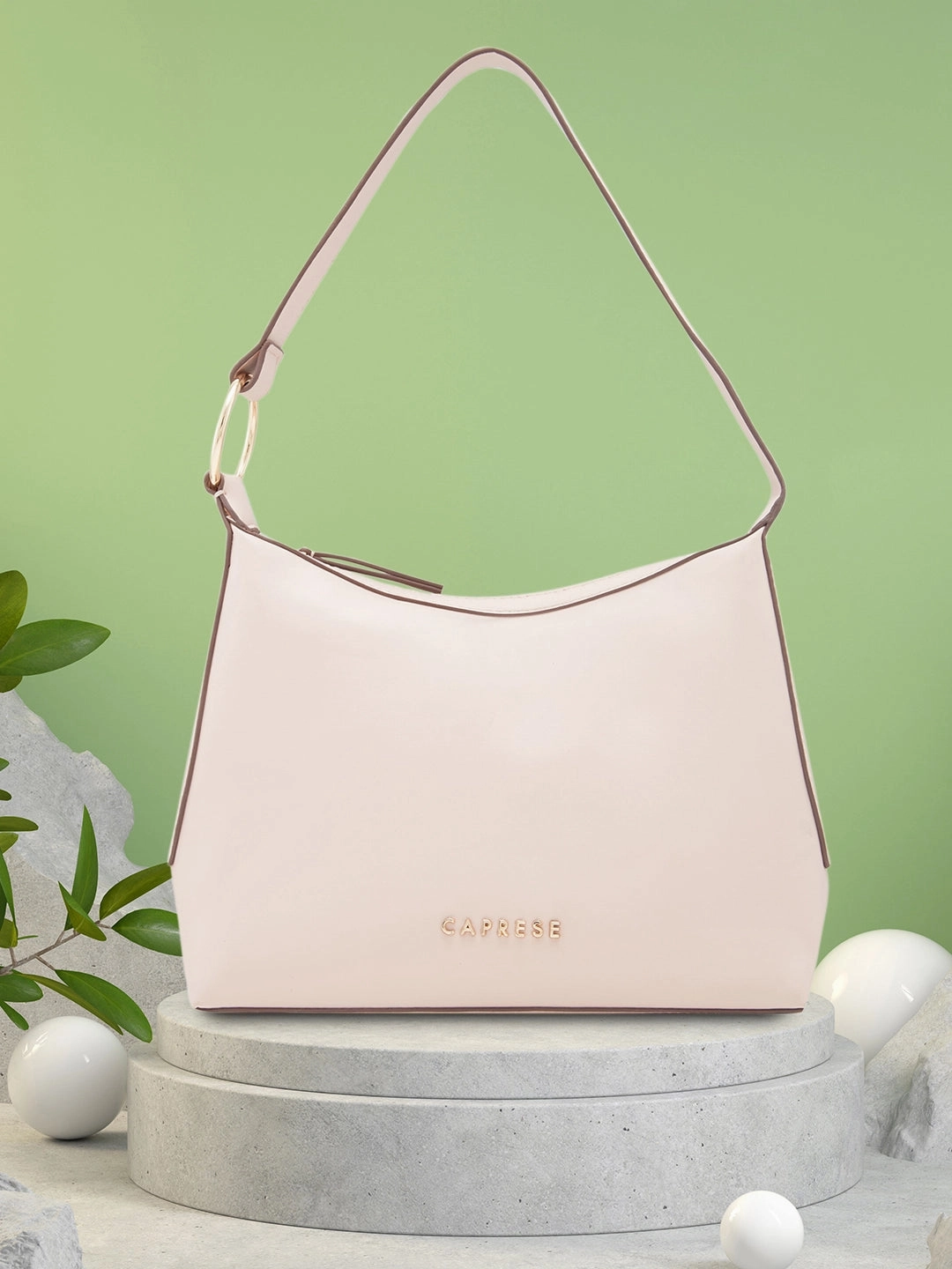 Caprese Olbia Medium Pink Hobo Bag