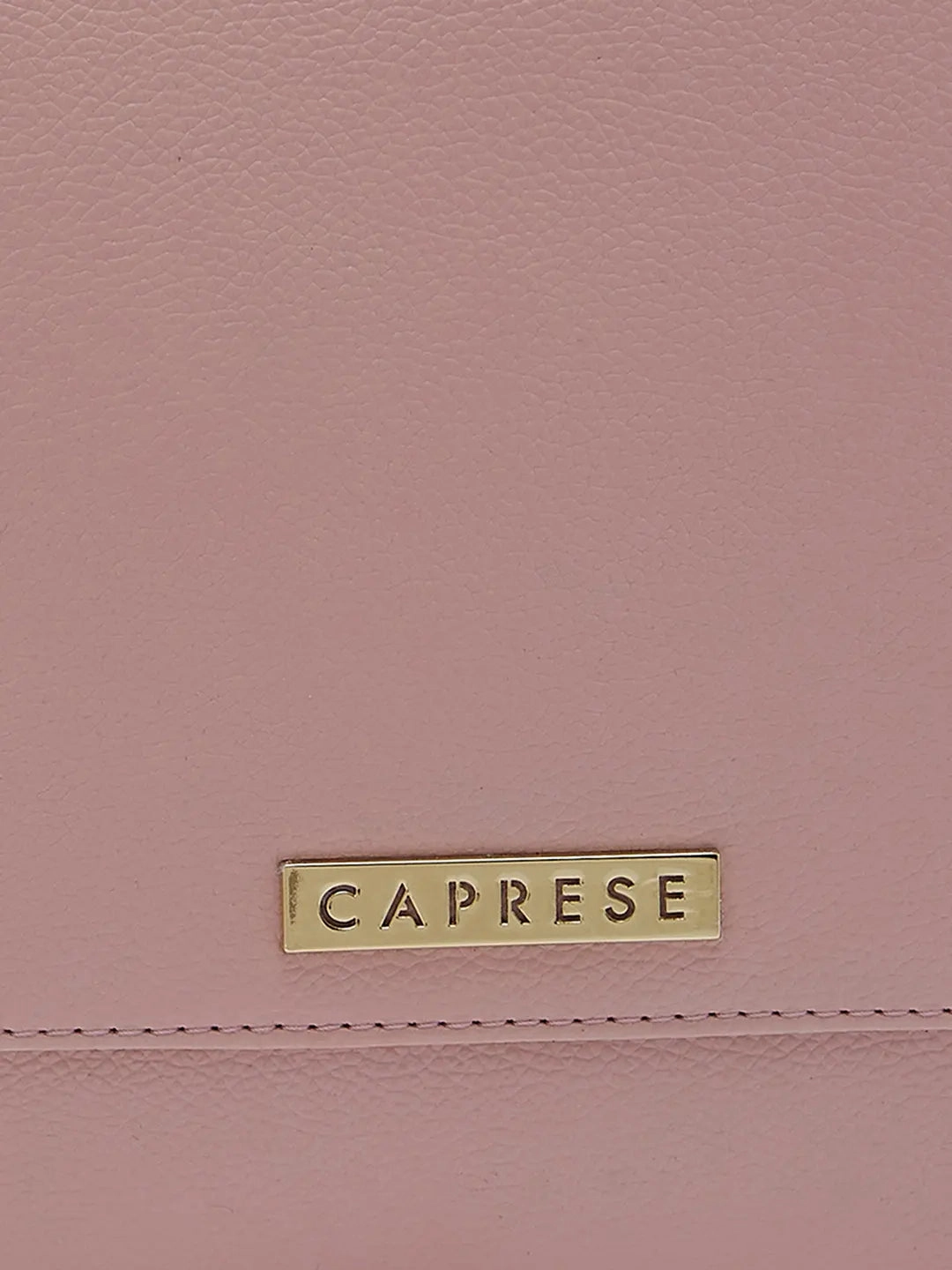 Caprese Peach Medium Dull Pink Hobo Bag