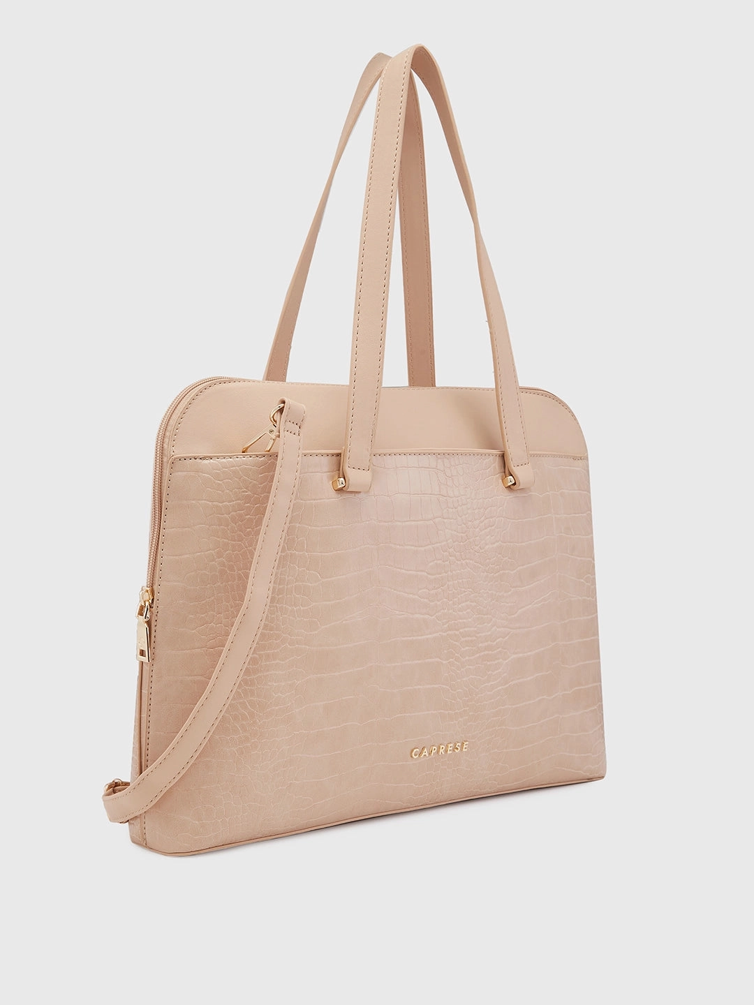 Caprese Rima Medium Brown Laptop Bag
