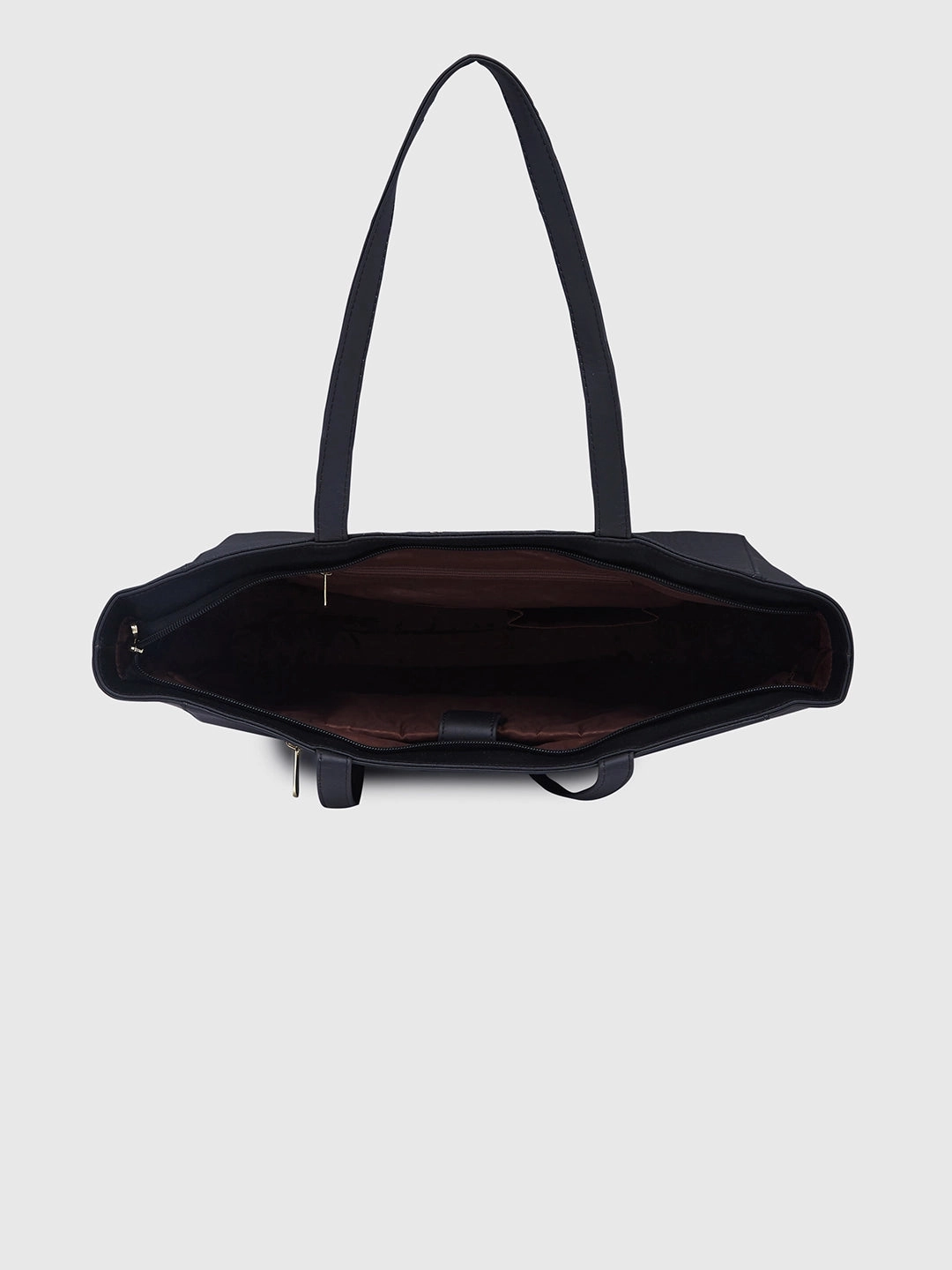 Caprese Rina Large Black Laptop Tote Bag