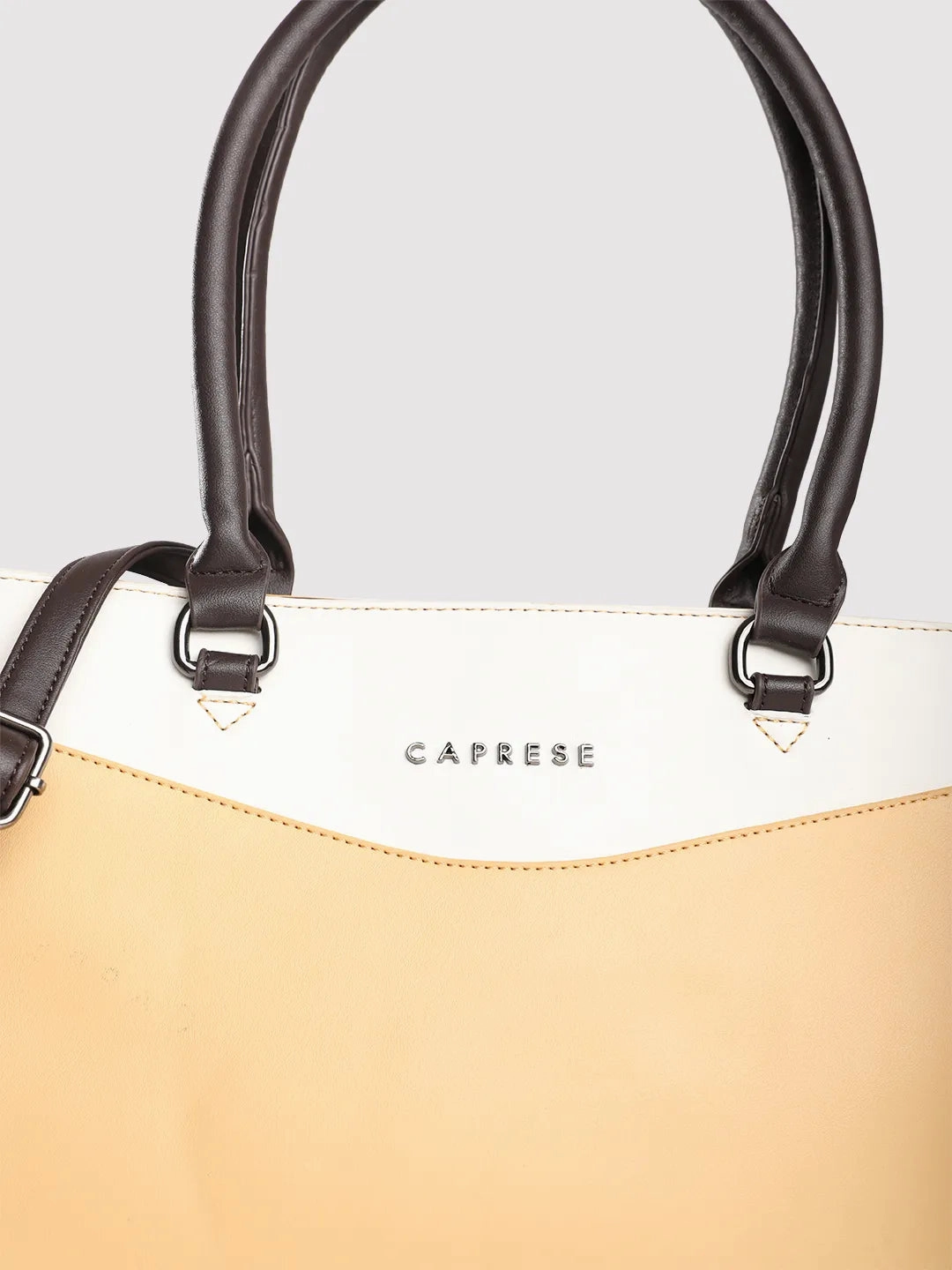 Caprese Rome Large Yellow Laptop Satchel Bag