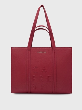 Caprese Roni Medium Red Tote Bag