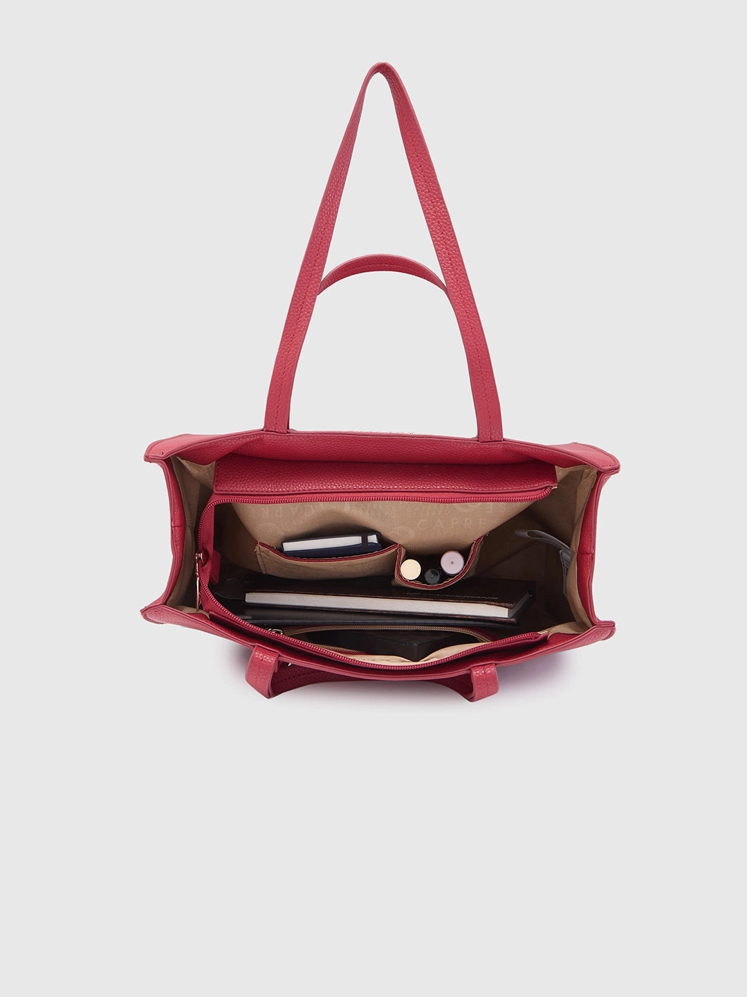 Caprese Roni Medium Red Tote Bag