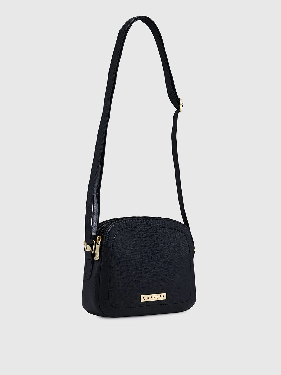 Caprese Safia Small Black Sling Bag