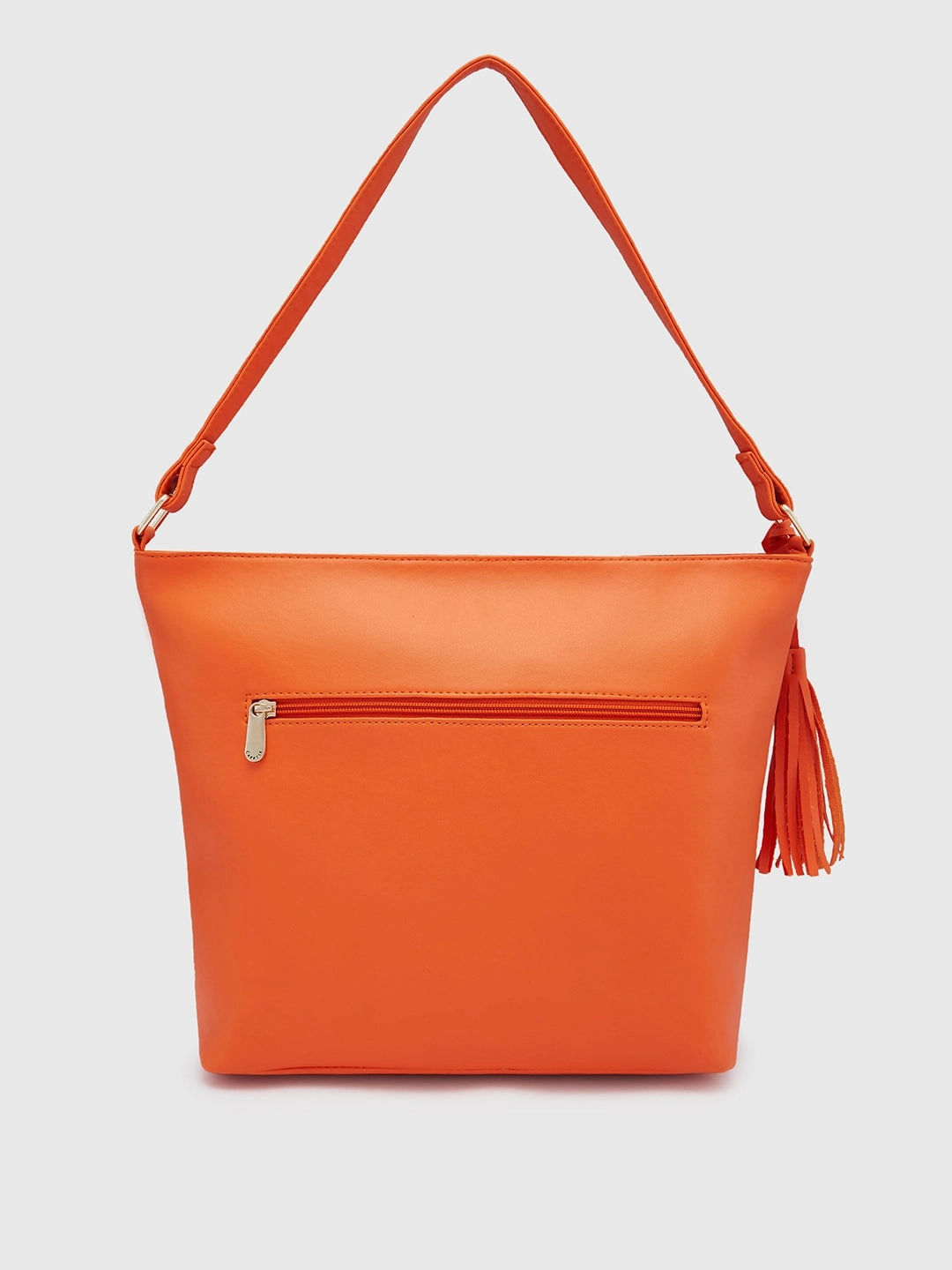 Caprese Sari Medium Burnt Orange Hobo Bag