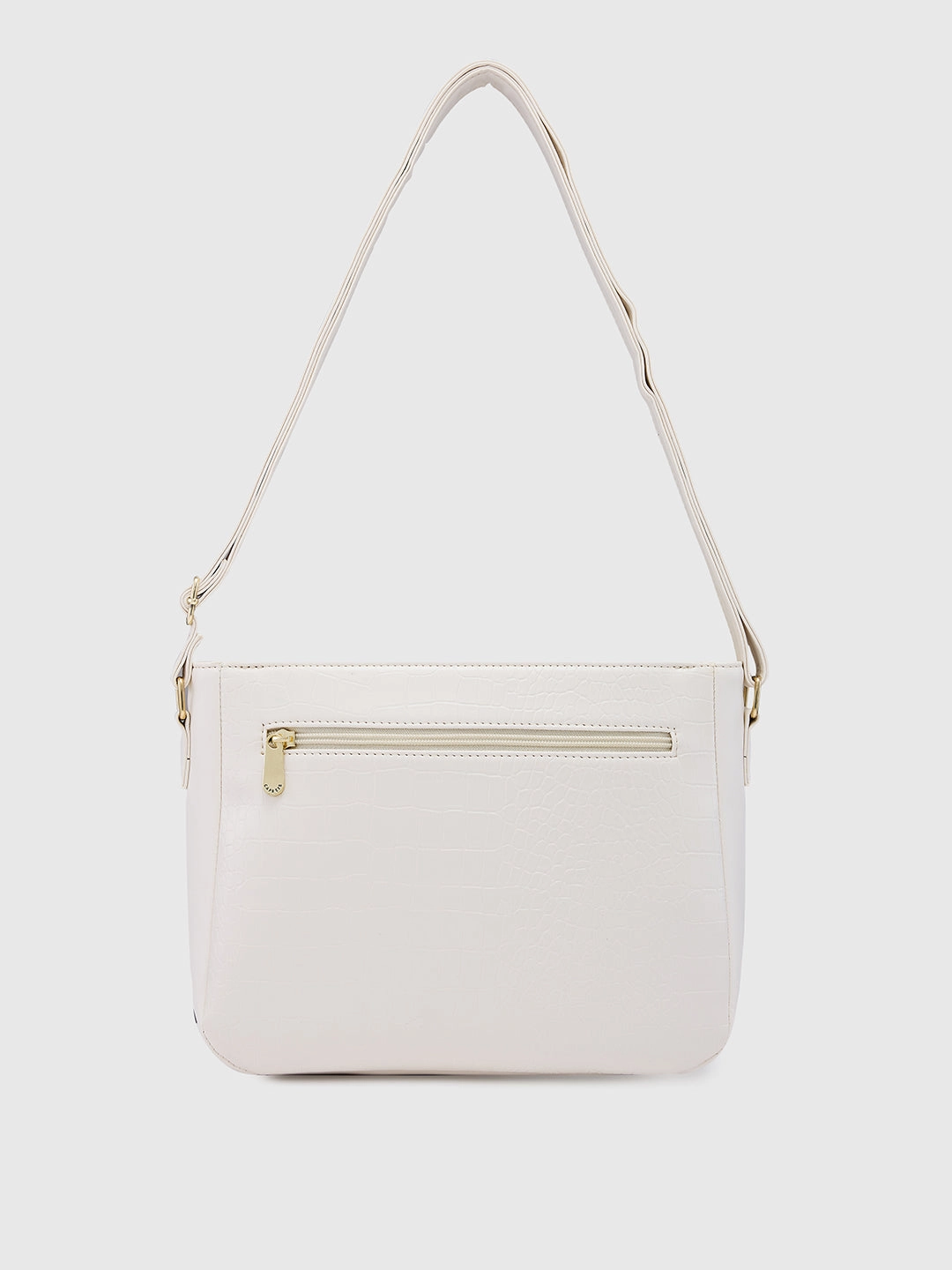 Caprese Savina Medium Off White Sling Bag