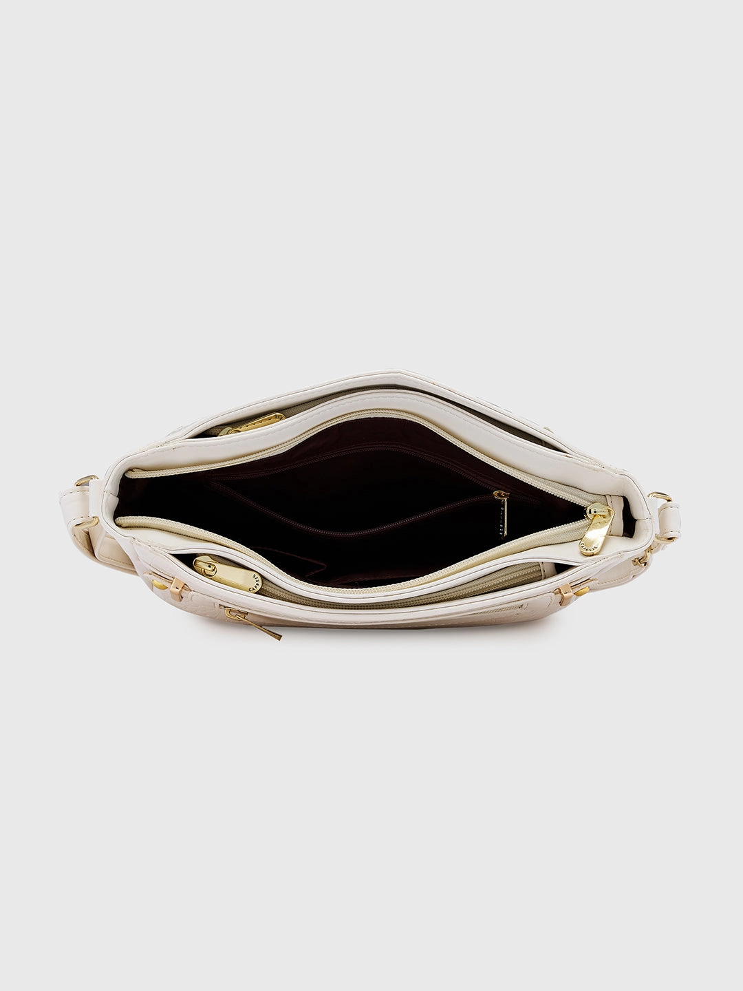 Caprese Savina Medium Off White Sling Bag