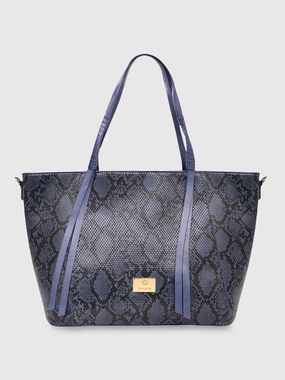 Caprese Saylor Large Blue Laptop Tote