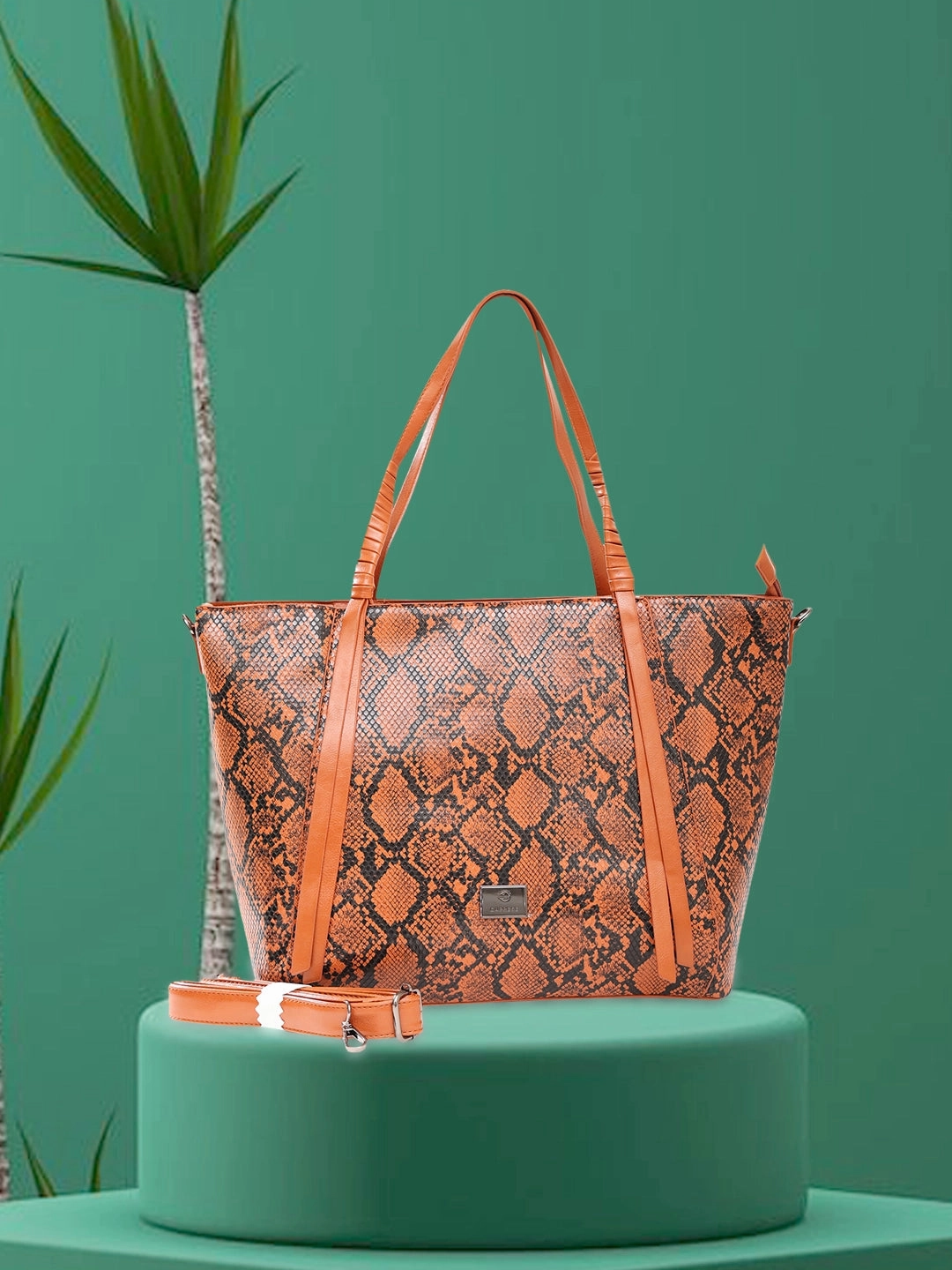 Caprese Saylor Large Tan Laptop Tote Bag