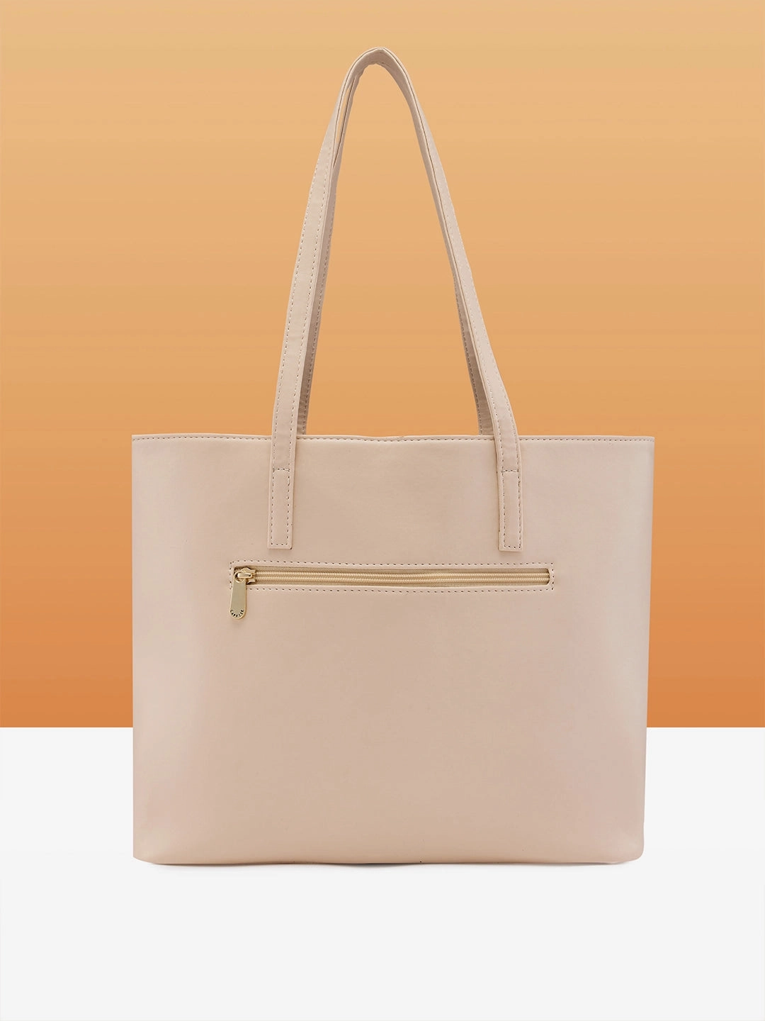 Caprese Serene Medium Off White Tote Bag