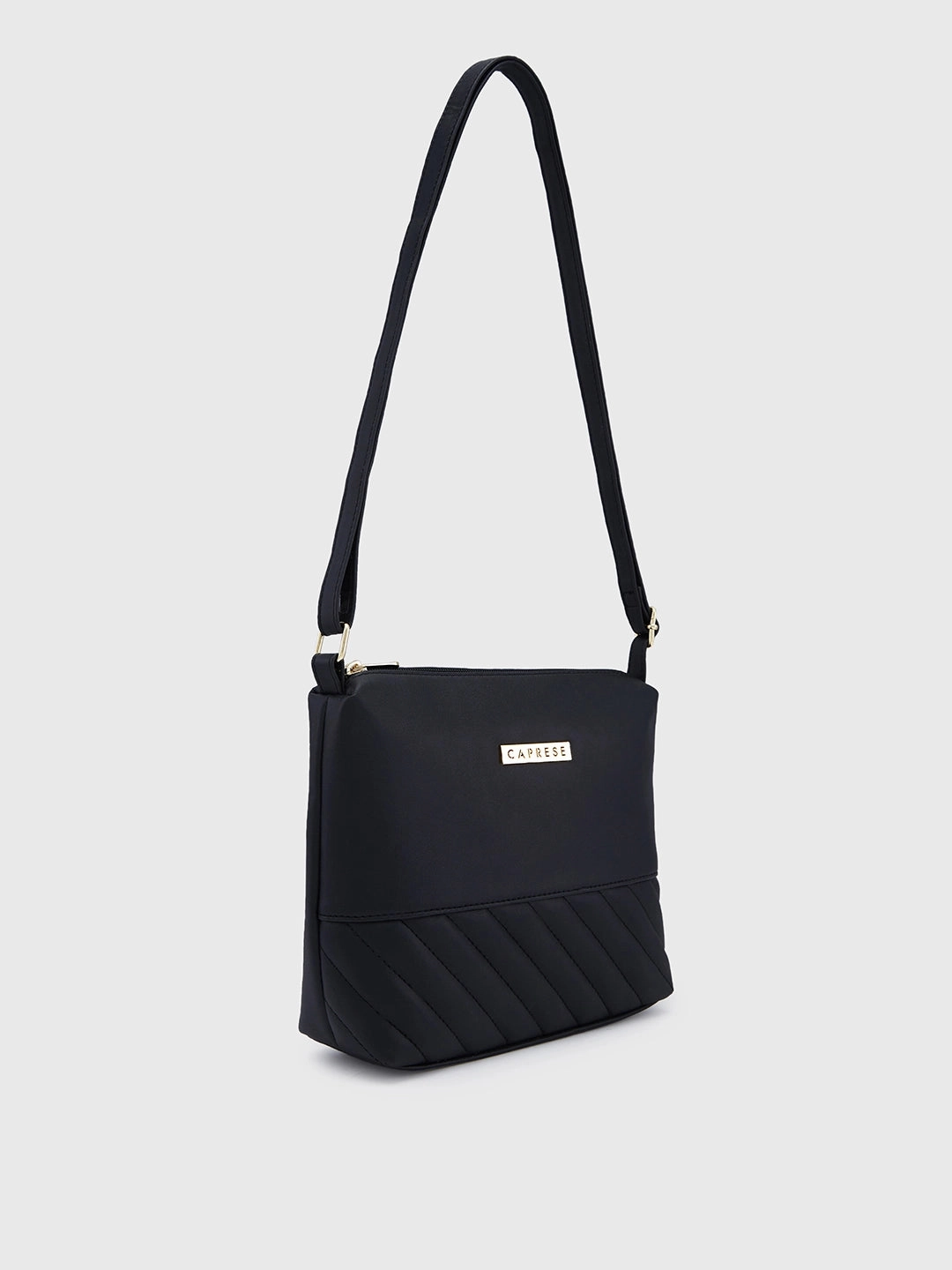 Caprese Serene Small Black Sling Bag