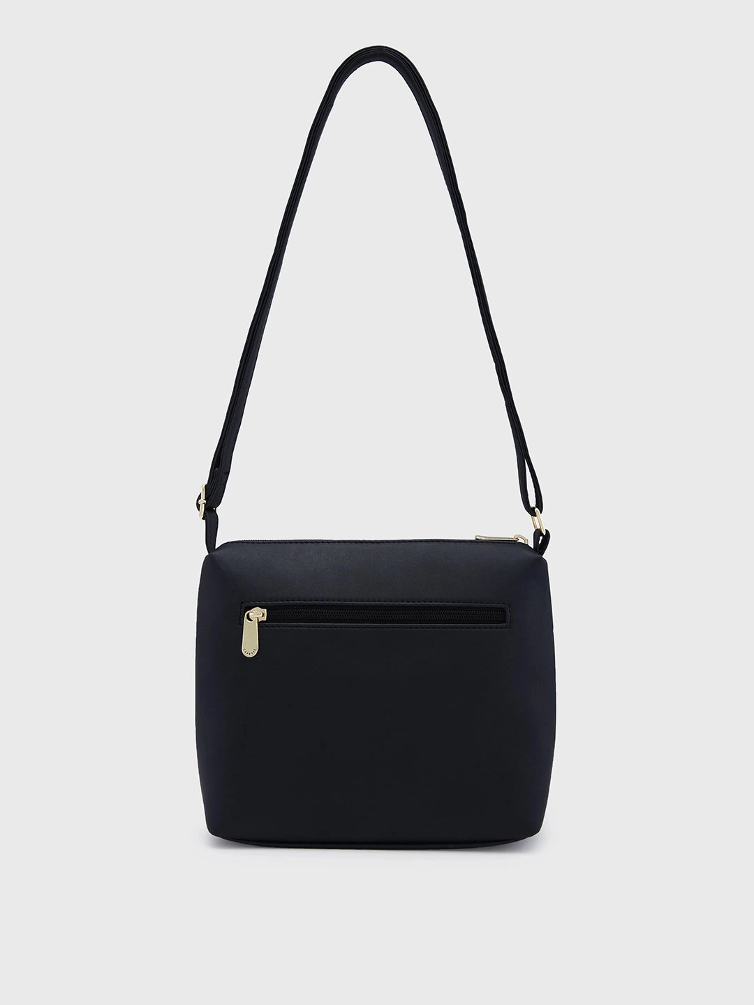 Caprese Serene Small Black Sling Bag