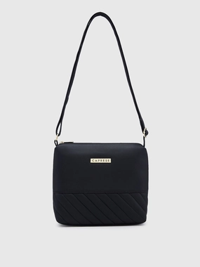 Caprese Serene Small Black Sling Bag