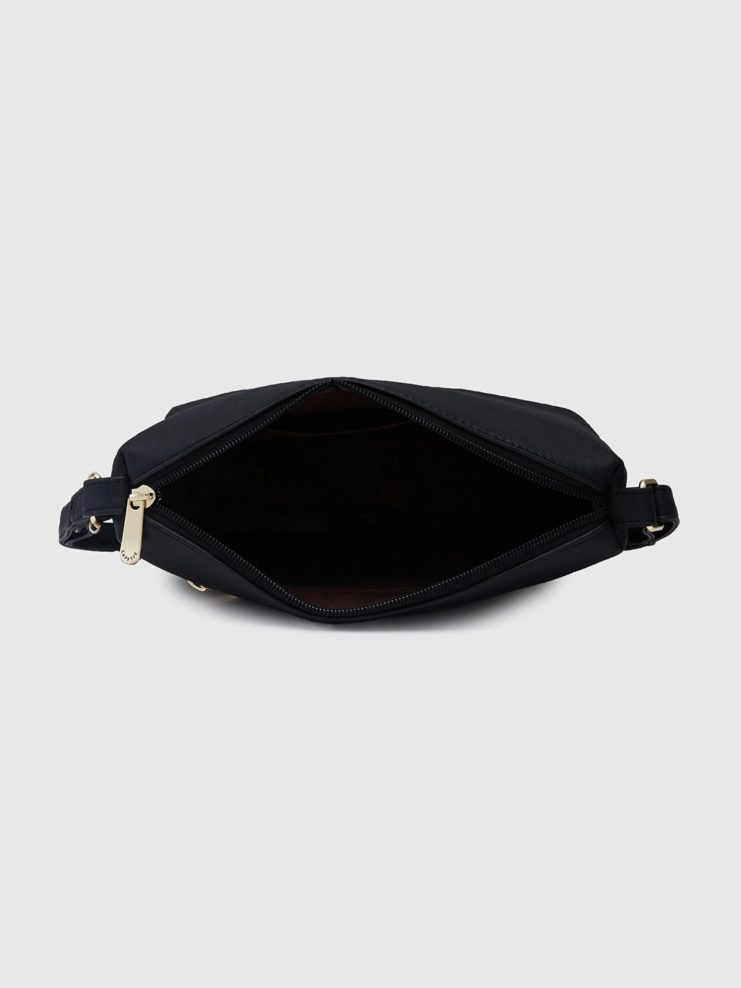 Caprese Serene Small Black Sling Bag