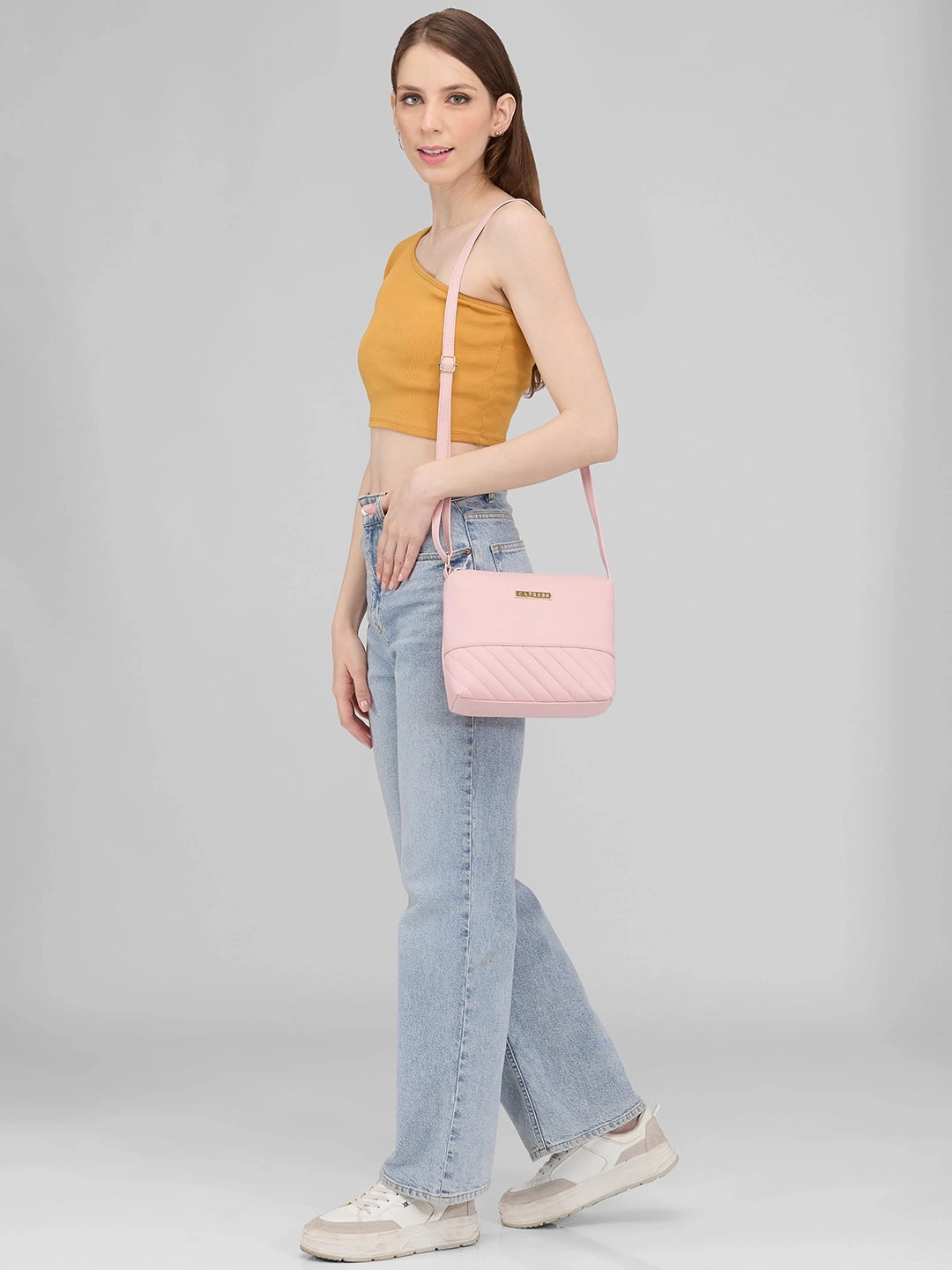 Caprese Serene Small Blush Sling Bag