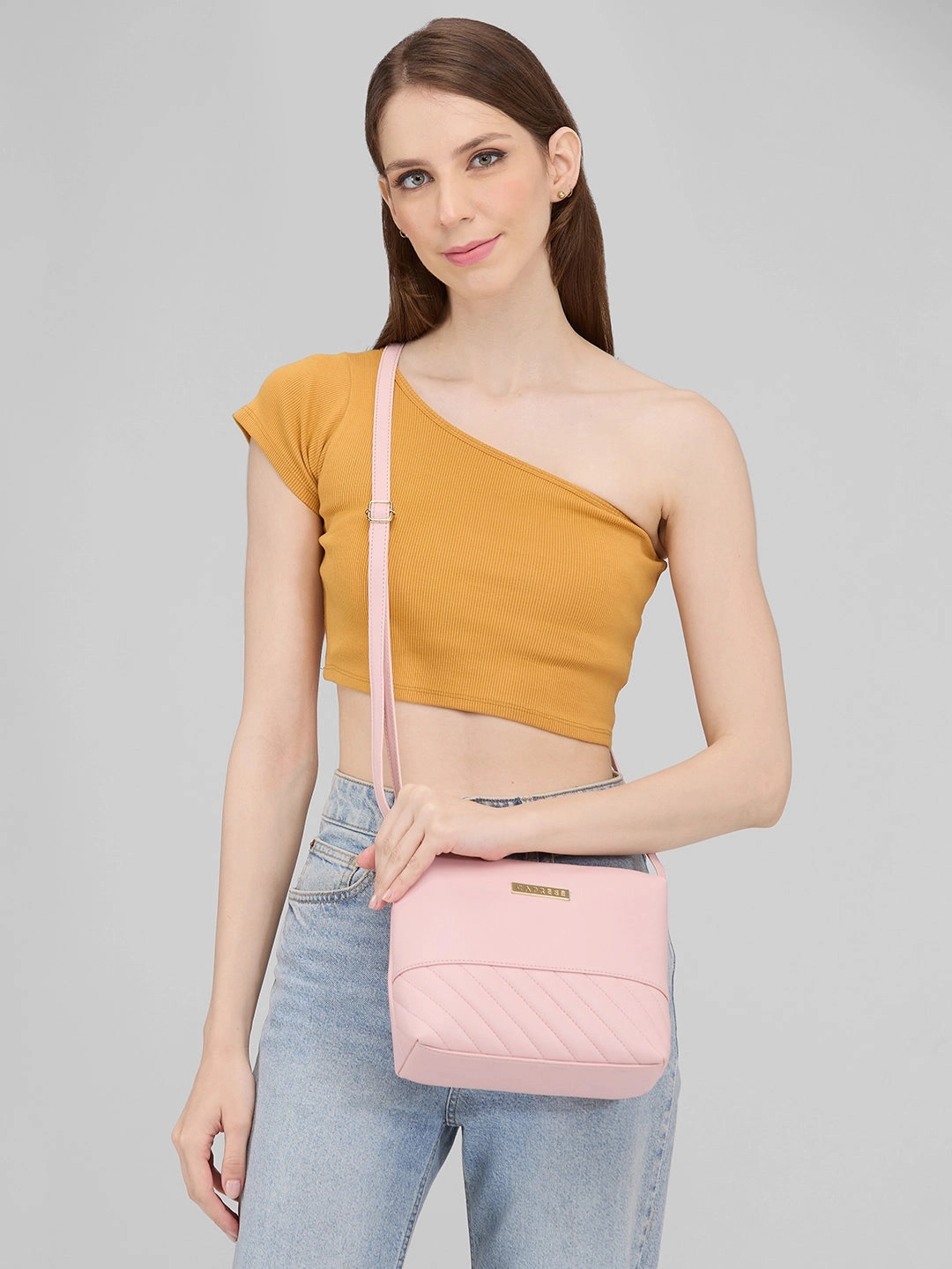 Caprese Serene Small Blush Sling Bag