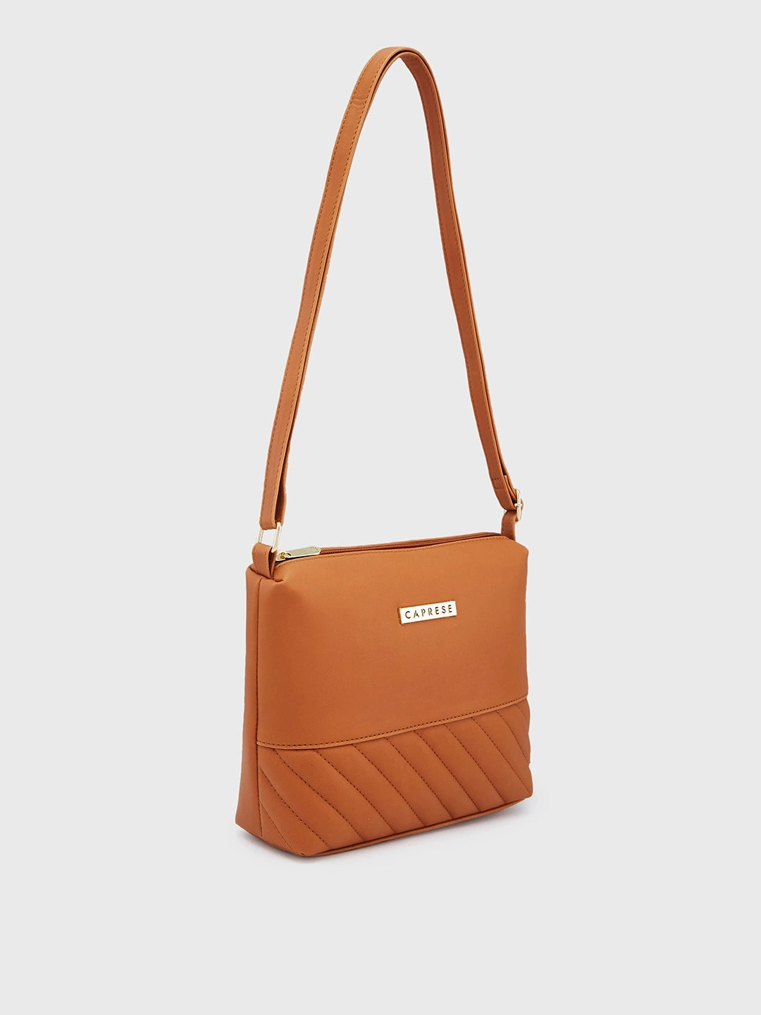 Caprese Serene Small Tan Sling Bag