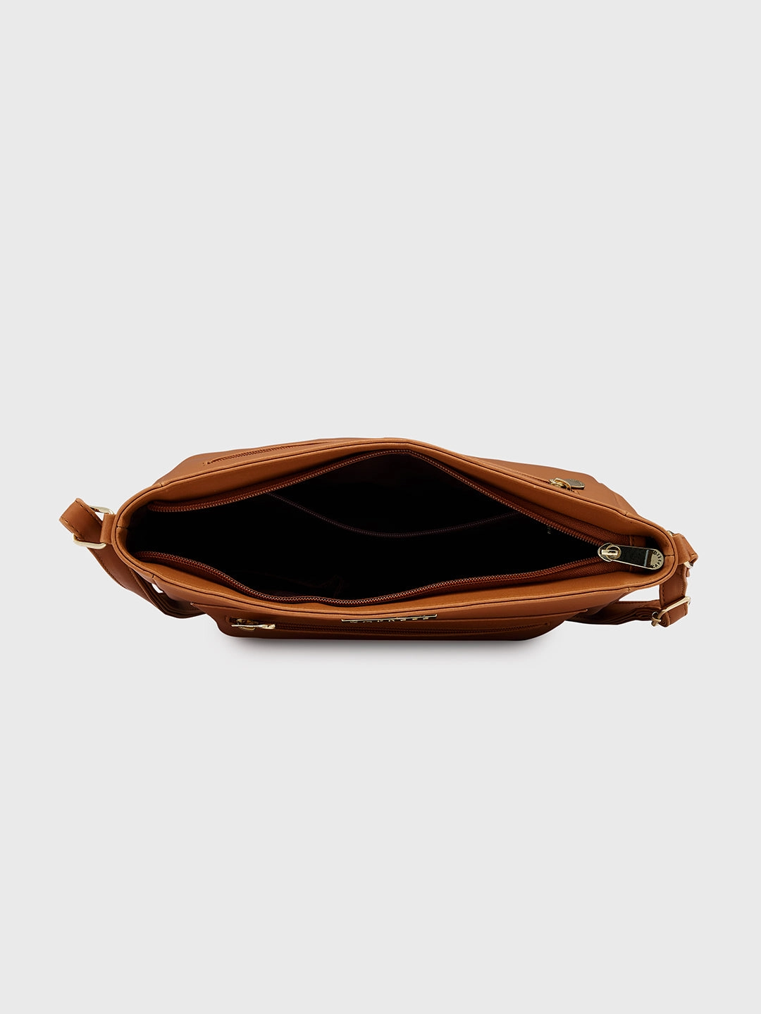 Caprese Shanon Large Tan Sling Bag