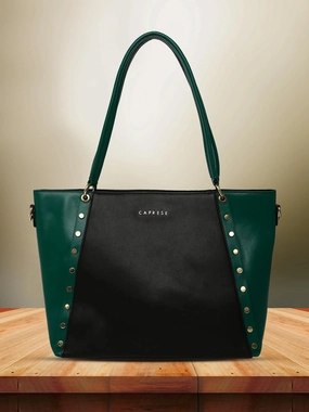 Caprese Shelby Large Powder Blue Laptop Tote Bag