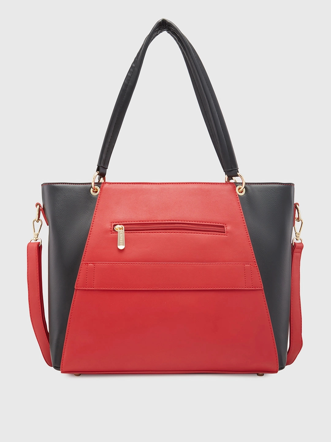 Caprese Shelby Large Red Laptop Tote Bag