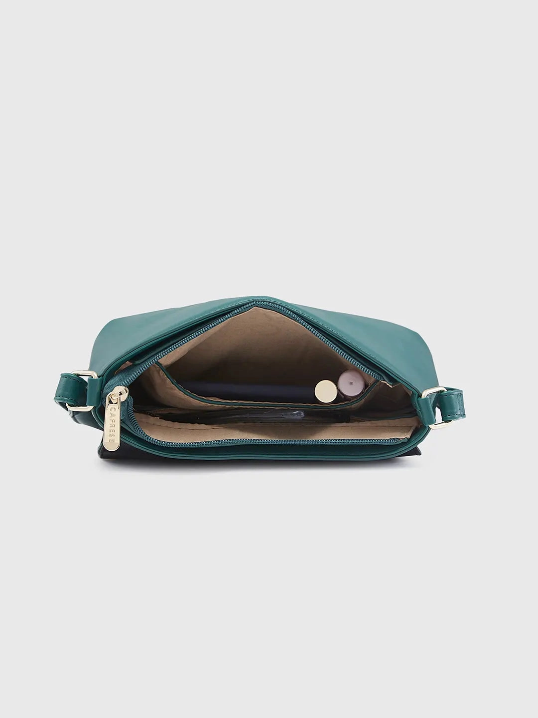 Caprese Shelby Medium Black Sling Bag