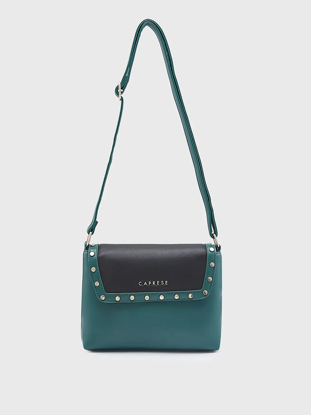 Caprese Shelby Medium Black Sling Bag