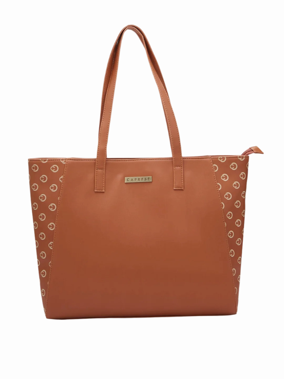 Caprese Siesta Medium Tan Tote Bag