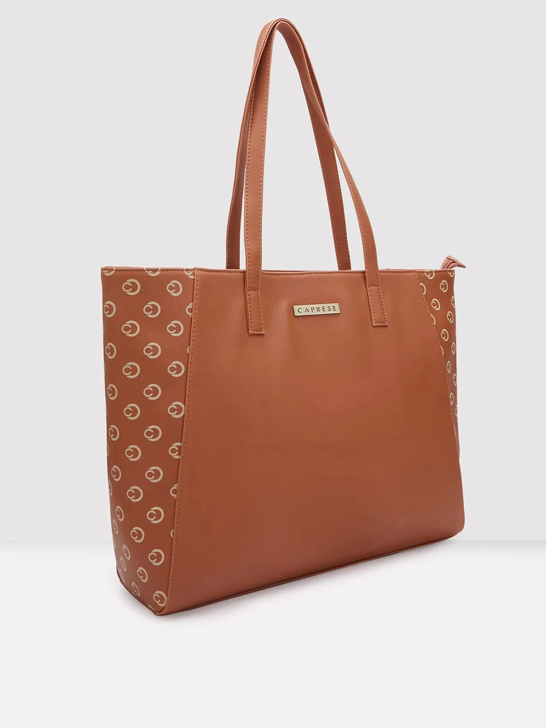 Caprese Siesta Medium Tan Tote Bag