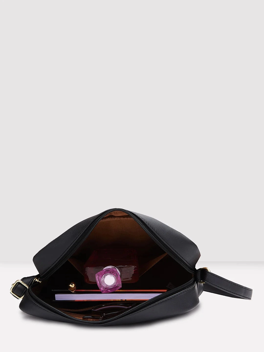 Caprese Siesta Small Black Sling Bag