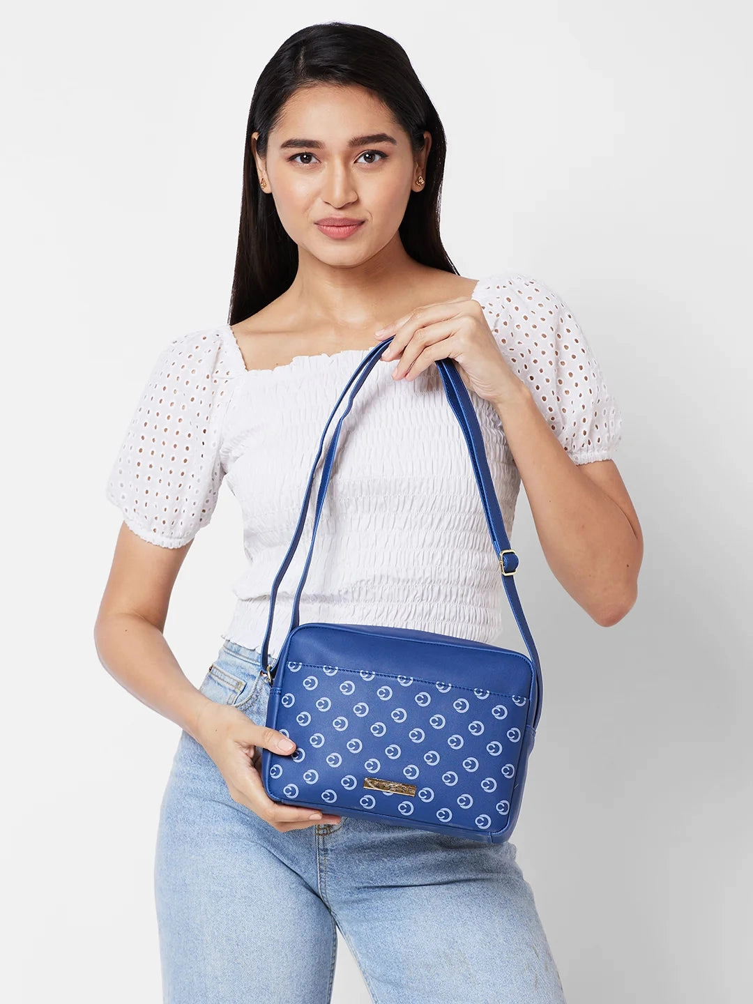Caprese Siesta Small Navy Sling Bag