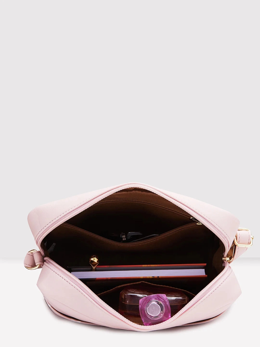Caprese Siesta Small Powder Pink Sling Bag
