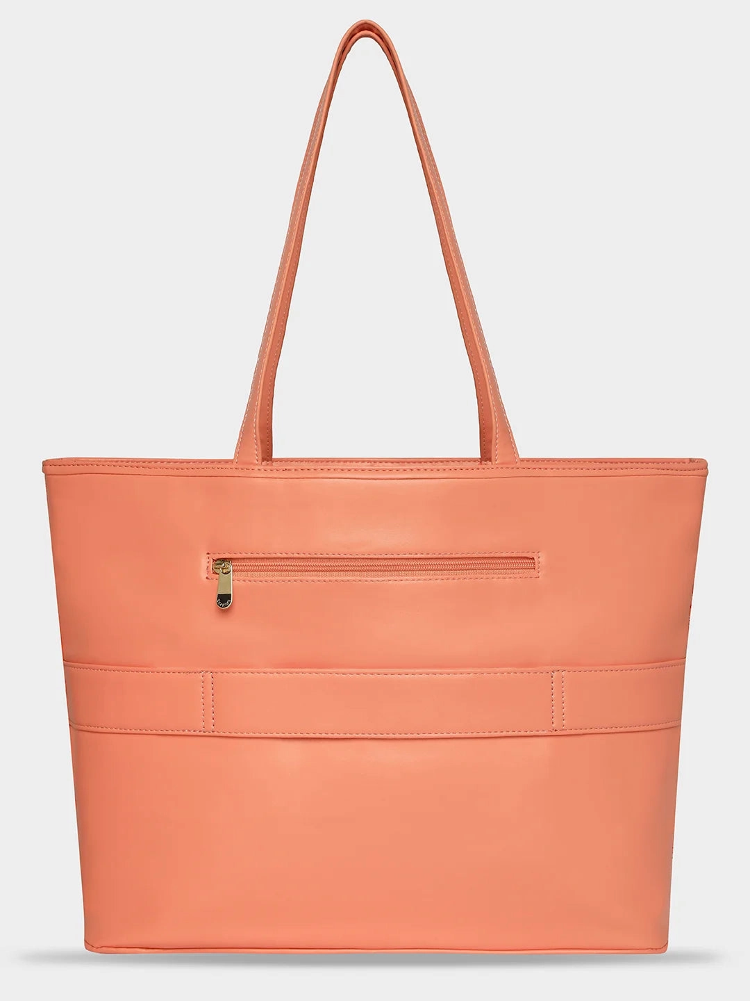 Caprese Snow Printed Large Coral Laptop Tote