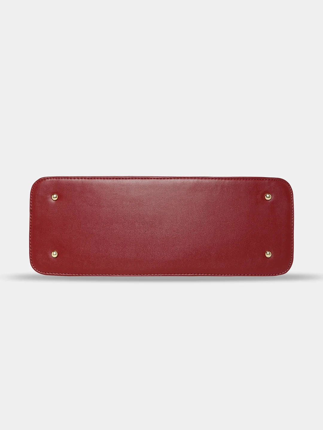 Caprese Snow Printed Large Maroon Laptop Tote