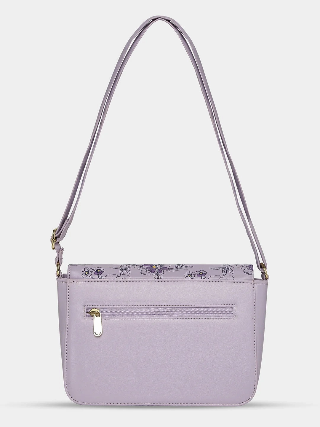 Caprese Snow Small Printed Lavender Sling Bag