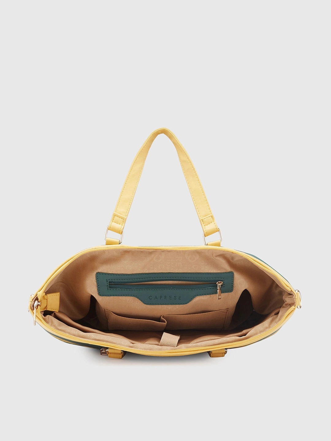 Caprese Trinity Large Dark Green Laptop Bag