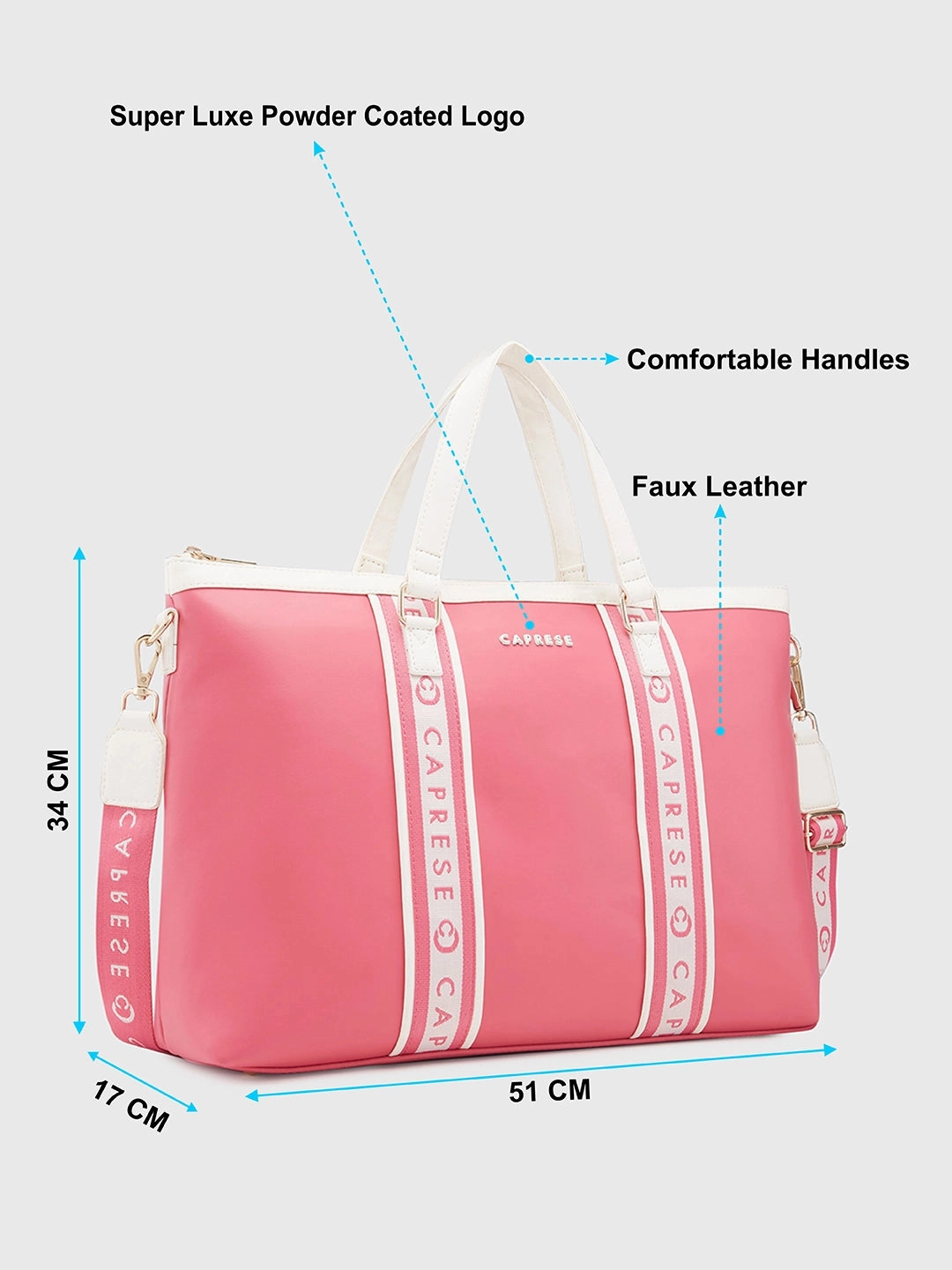Caprese Trinity Large Fuchsia Laptop Bag
