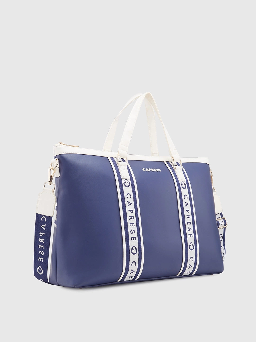 Caprese Trinity Large Navy Laptop Bag