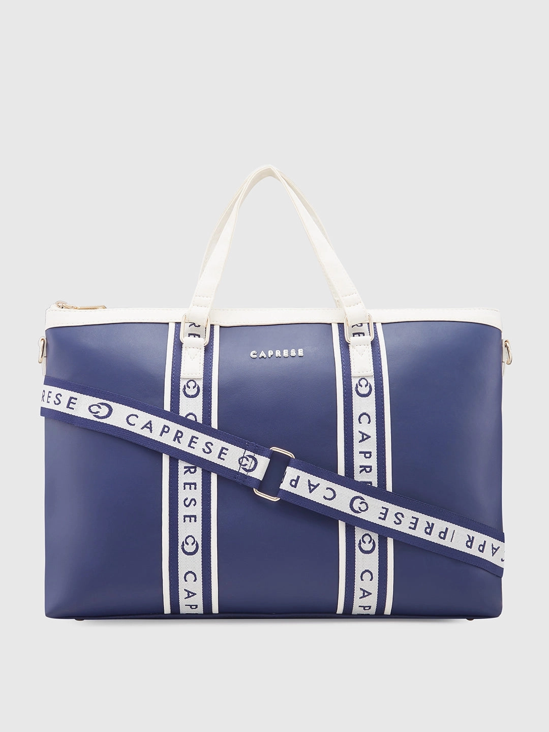 Caprese Trinity Large Navy Laptop Bag