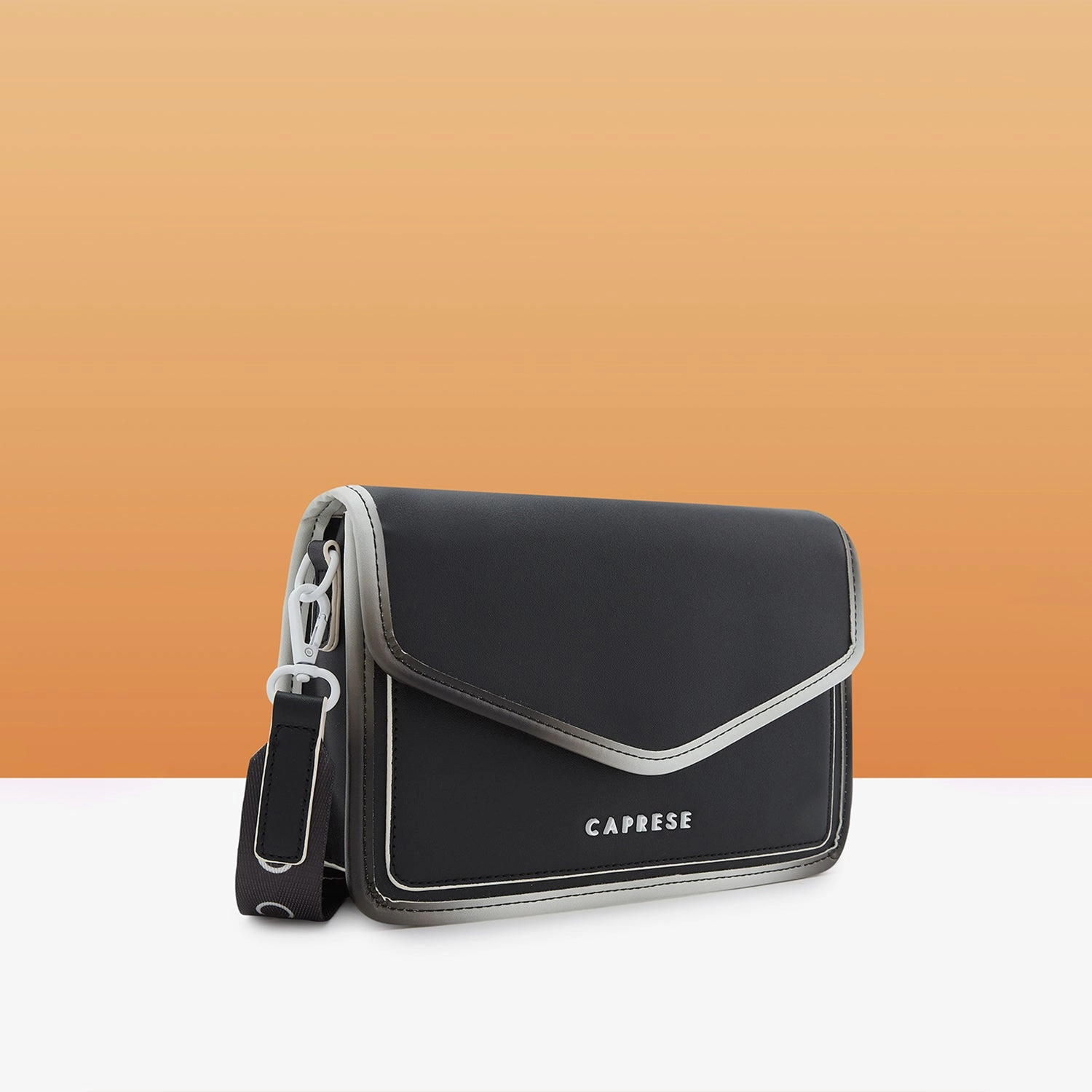 Caprese Vivian Fashion Medium Black Sling Bag