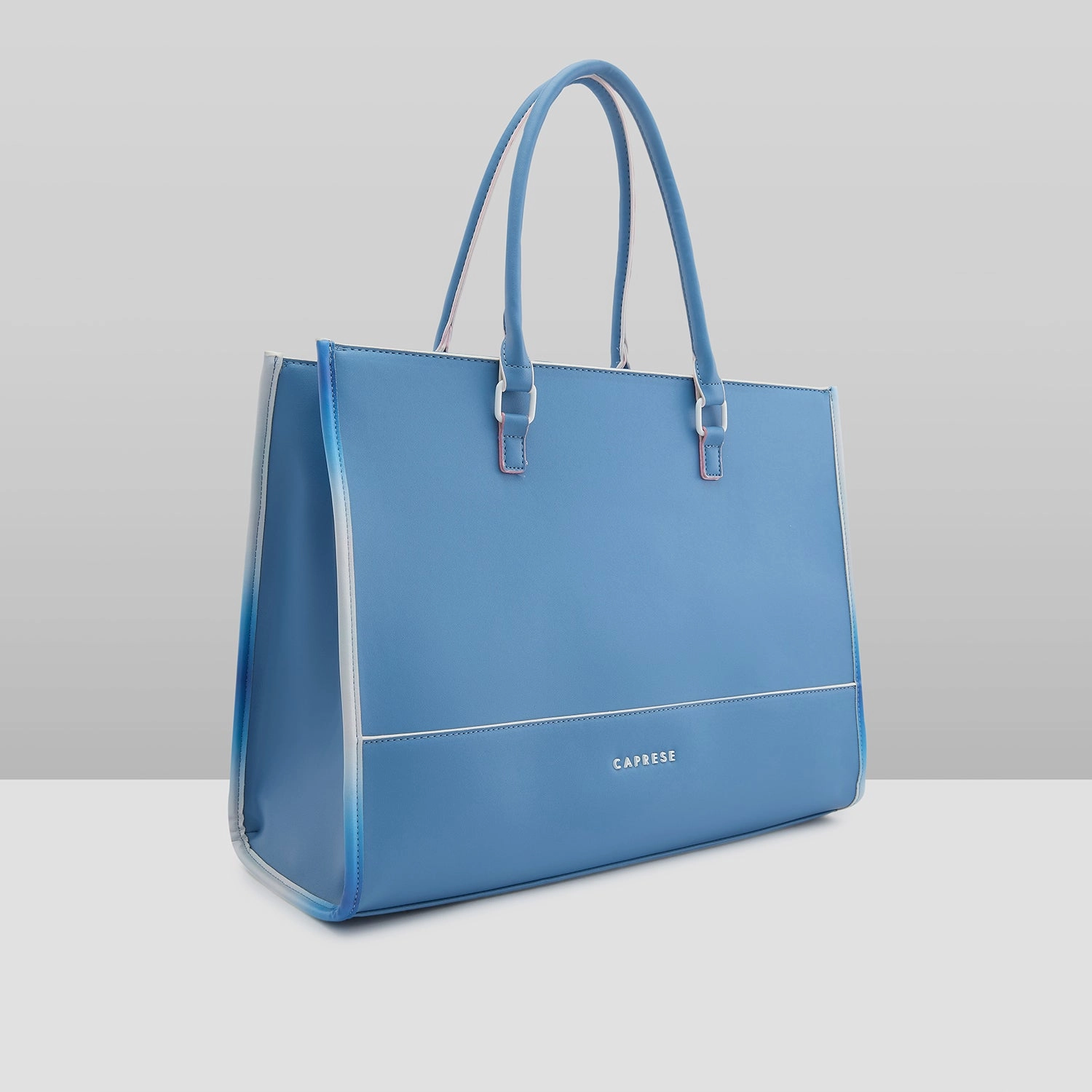 Caprese Vivian Large Blue Tote Bag