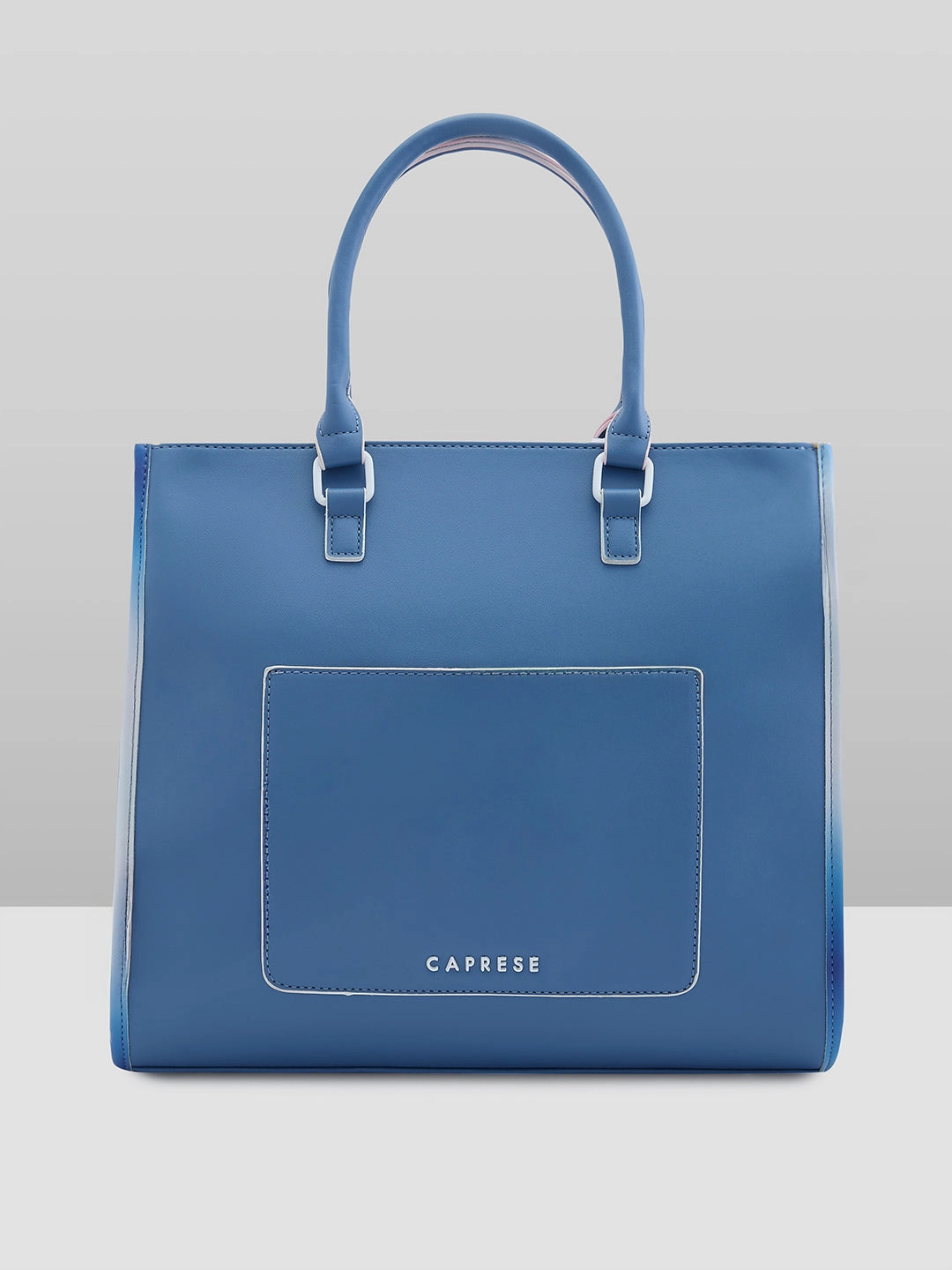Caprese Vivian Medium Blue Tote Bag